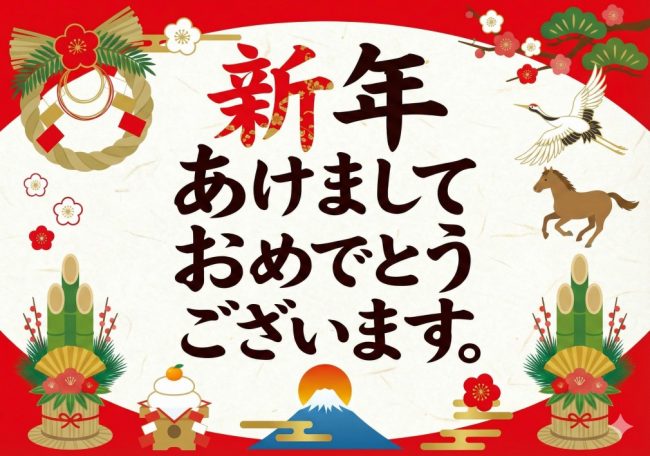 🎍新年あけましておめでとうございます。本年も何卒宜しくお願い致します。🎍